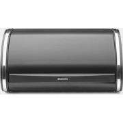 Broodtrommel met schuifdeksel, medium - Matt Black
