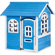 Beliani KOKKONI - Tuin speelhuisje-Blauw-Dennenhout