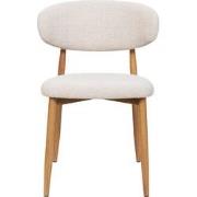 Eetkamerstoel Alexia Beige/Naturel - Giga Meubel - Set van 2