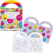 Decopatent 48 STUKS Vrolijke Smiley Kleurboekjes met Stickers - Trakta...