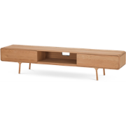 Fawn lowboard 2 drawers houten tv meubel naturel - 220 x 45 cm