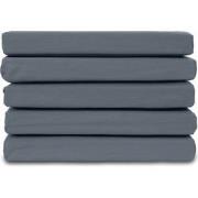 Ten Cate Katoensatijnen Hoeslaken - 90x220 - Donker Blauw