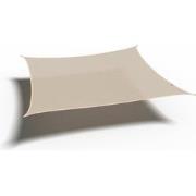 Platinum Coolfit schaduwdoek vierkant 3.6x3.6x3.6x3.6m - Gebroken Wit