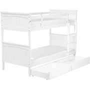 Beliani ALBON - Kinderbed-Wit-Dennenhout