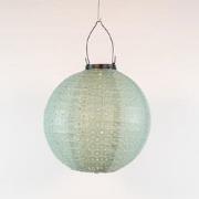 Solar lampion 25 cm sage groen/marrakesh