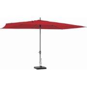 Rectangle brick red stokparasol 400 x 300 cm zonwering