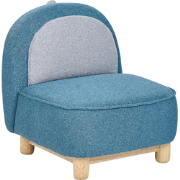 Beliani FABORG - Kinderfauteuil-Blauw-Polyester