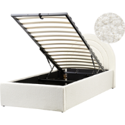 Beliani ANET - Kinderbed-Wit-Bouclé