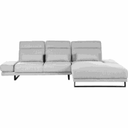 Beliani IKAST - Hoekbank-Grijs-Polyester