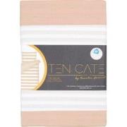 Ten Cate Dekbedovertrek Dallas Stripe Double Face - 240x200/220 - Ecru