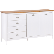 Beliani SHILLINGTON - Sideboard-Wit-Dennenhout