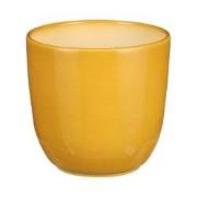 Tusca pot rond oker - h13xd13,5cm