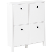 Beliani GIBSON - Schoenenkast-Wit-MDF