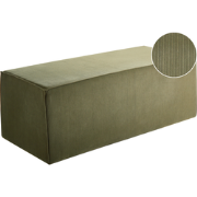 Beliani VINITA - Bedbank-Groen-Corduroy