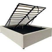 Opbergbed 140x190 cm bekleed met fluweel - ROMY