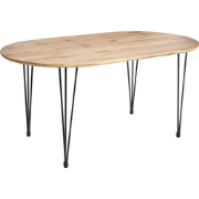 Beliani CAVELL - Eettafel-Bruin-MDF
