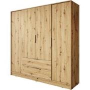 Meubella Kledingkast Kellan - Eiken - 206 cm