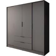 Meubella Kledingkast Kellan - Grijs - 206 cm