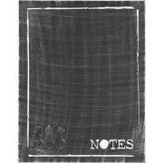 LABEL51 Wanddecoratie Memobord - Zwart - Metaal - 36x3x46 cm