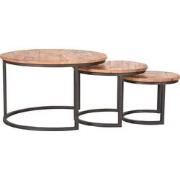 LABEL51 Salontafel Set Triplet - Rough - Mangohout