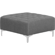 Beliani ABERDEEN - Ottomaan-Grijs-Polyester