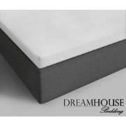 Dreamhouse Topper Hoeslaken Katoen Wit-160 x 220 cm