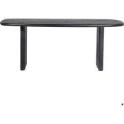 Eettafel Ovaal 240cm - Zwart - Mangohout - Eettafel Gin