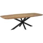 DTP Home Dining table Evo Danish oval 260,76x260x110 cm, recycled teak...