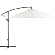 Beliani CALABRIA II - Cantilever parasol-Beige-Polyester