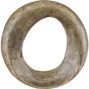 PTMD Daweson Brass Casted Alu Wall Panel Open Round L