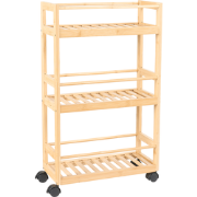 Beliani QUINTAY - Badkamer plank-Lichte houtkleur-Bamboehout