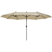 Beliani SIBILLA - Marktscherm-Beige-Polyester