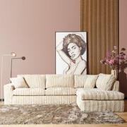 Starfurn MySofa Teddy | 2,5 zits + Divan Rechts | Beige | Tilia 03