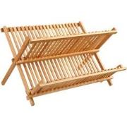 Decopatent® Afdruiprek voor Afwas - Bamboe - Hout - Inklapbaar Afdruip...