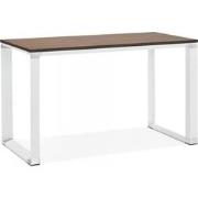 Klein recht bureau XLINE design 140x70x74 cm Bruin