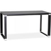 XLINE design recht bureau 160x80x74 cm Zwart