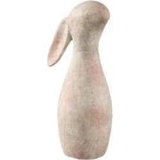 PTMD Deco Object Iemkje - 17x14x40 cm - Cement - Creme