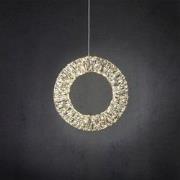 Luca Lighting Kerstkrans Classic - 45x45x9 cm - Ijzer - Zilver