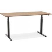 TRONIK elektrisch ergonomisch bureau 160x80x127 cm Bruin