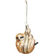 Xmas Hanger - Sloth - Glass - Yellow - 9x5x11cm