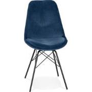 ZAZY design stoel 45x55x83 cm Blauw