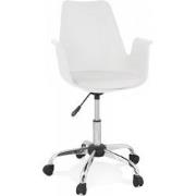 Bureaustoel met armleuningen TRIP 58x58x82 cm Wit