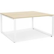 BAKUS vergadertafel 140x140x74 cm Wit
