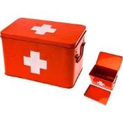 Present Time - Medicijnbox Cross Large - Rood