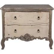 Clayre & Eef Dressoir 95x40x82 cm Grijs Beige Hout