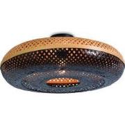 Plafonniere Palawan - Bamboe/Zwart - Ø60cm