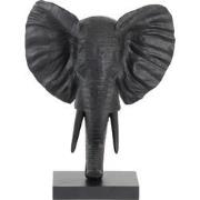 Light & Living - Ornament ELEPHANT - 38.5x19.5x49cm - Zwart