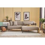 Hoekbank Rechts Revos Bruin