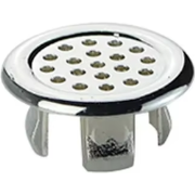 Wastafel overloop rozet Rond Zeef Chroom