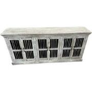 Dressoir Spijlen Wit 90x200x40cm